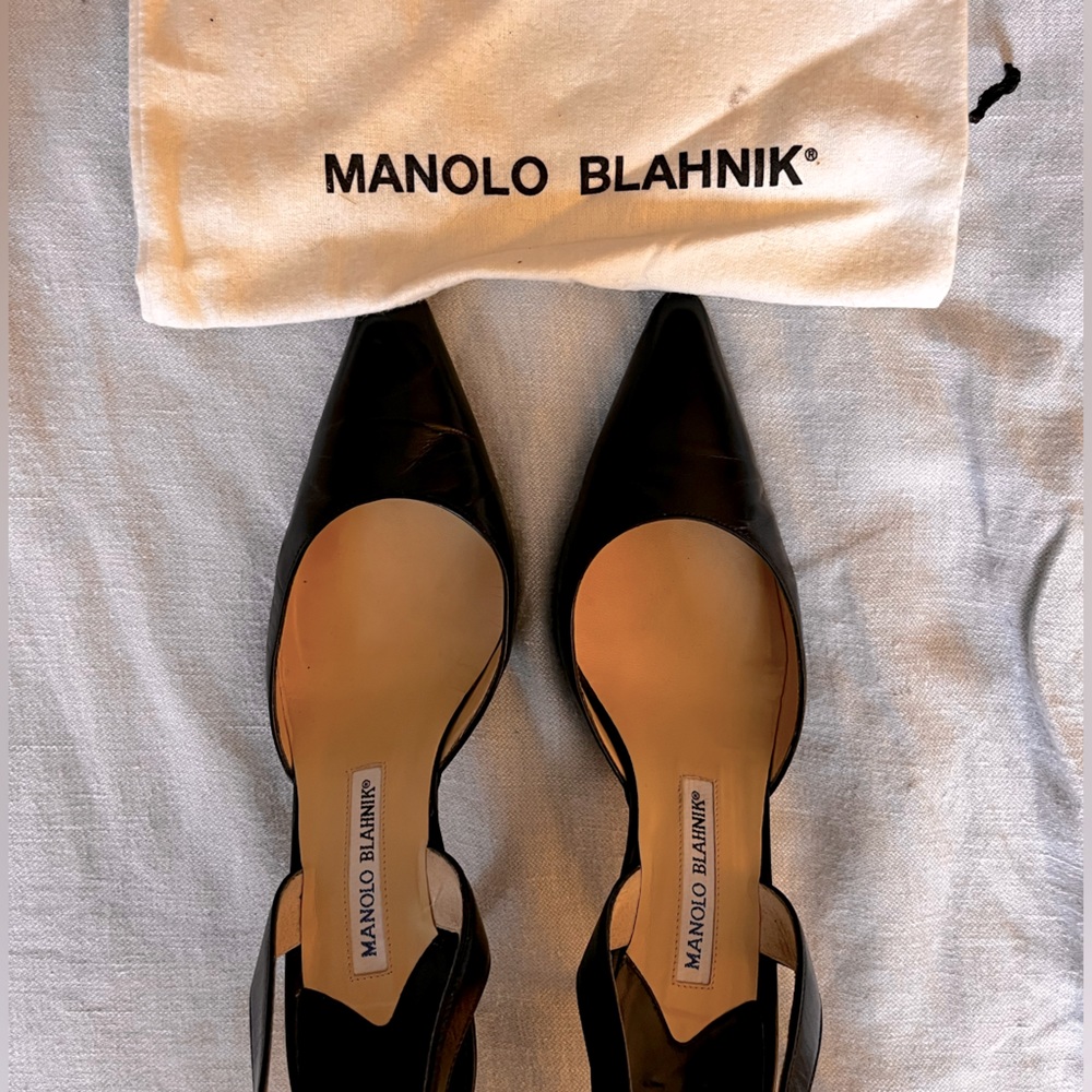 Vintage Manolo Blahnik Carolyne Heels size 10